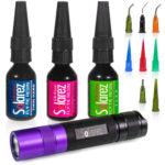 Solarez PRO Roadie Kit 0.5 ounce assortment with UVA Flashlight