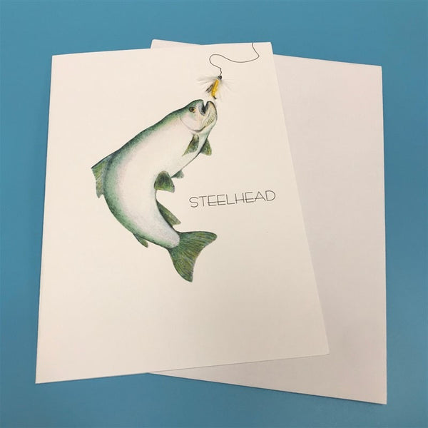 Fly Fishing Small Note Cards