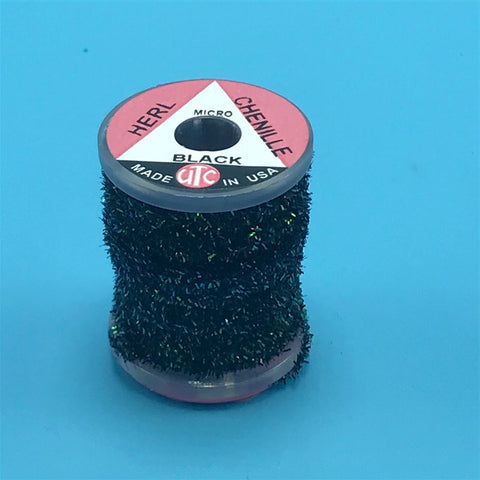 Herl Chenille Micro - Black - The Trout Spot
