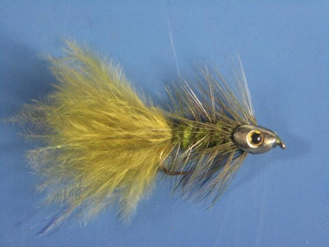 Fish-Skull Super Bugger Olive - The Trout Spot