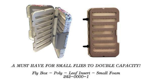 Montana Fly Company Poly Fly Box Optional Leaf - The Trout Spot