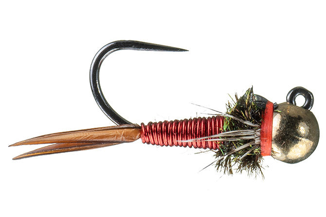 Jig Epoxy Back Copper Nymph Red - The Trout Spot