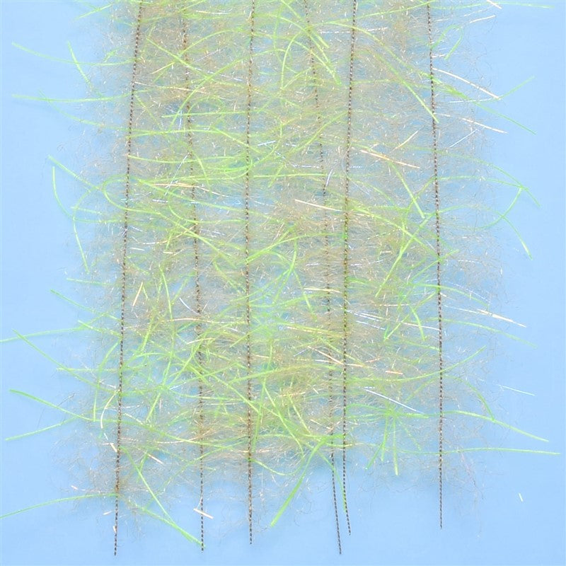 Ep Tarantula Hairy Legs Brush 1 inch chartreuse Tan