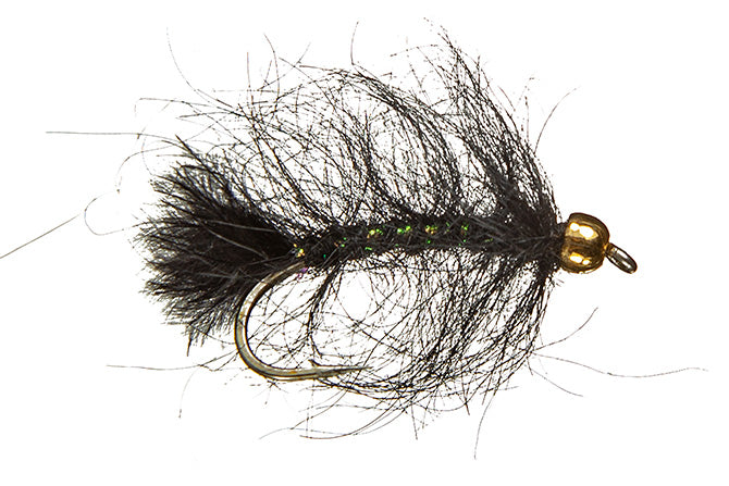Beadhead Mini Leech Black - The Trout Spot