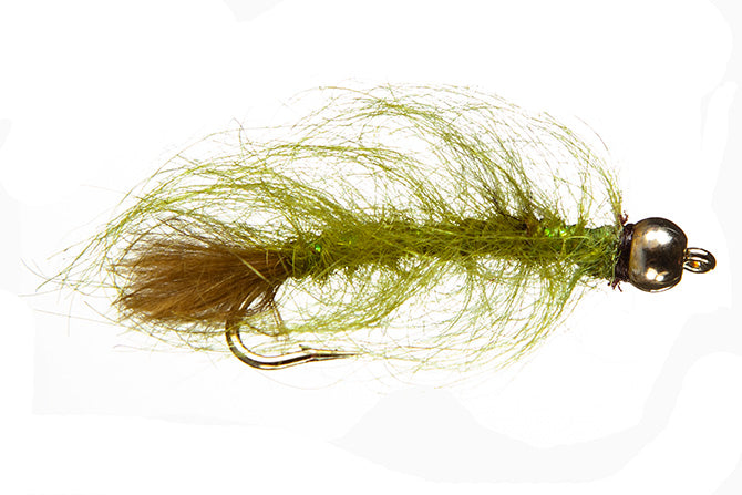 Beadhead Mini Leech Olive - The Trout Spot