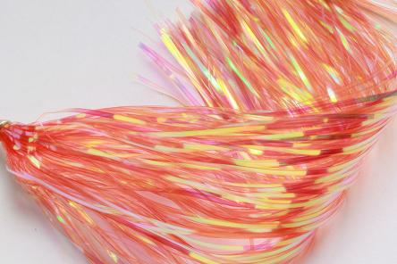Saltwater Flahsabou Dyed Pearl Orange