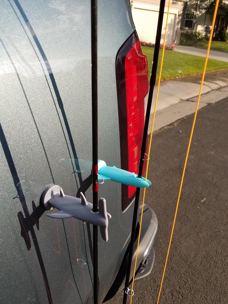 The Trout Magnetic Rod Holder