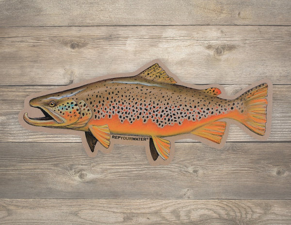 Big Dog Brown Artist's Reserve Sticker - The Trout Spot