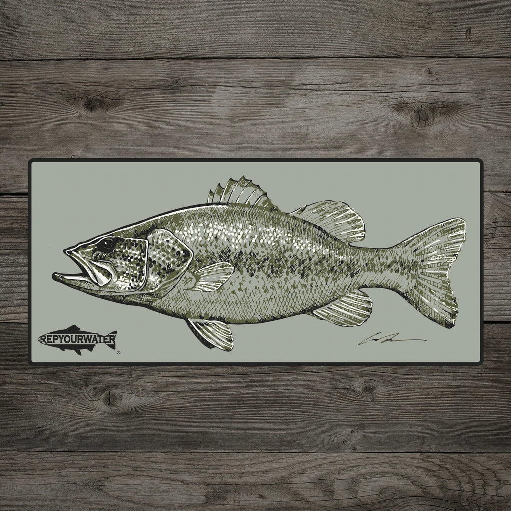 RepYourWater Bass Sticker