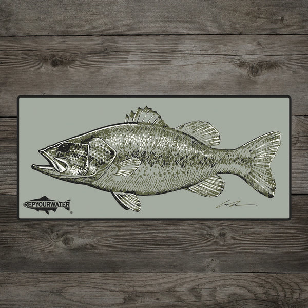 RepYourWater Bass Sticker
