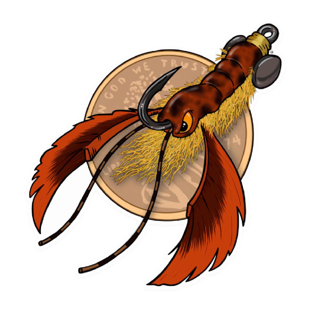 Hatchling Craw Decal - The Trout Spot