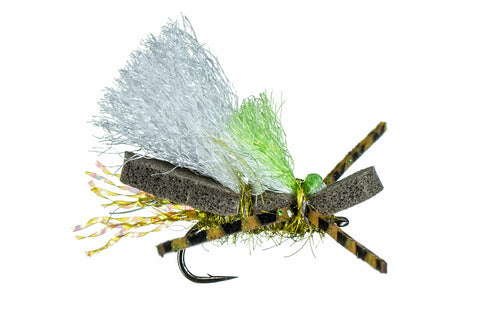Hi-Vis Micro Chubby Olive - The Trout Spot