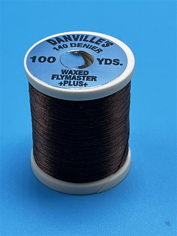 Danville 140 Denier Thread Waxed Dark Brown - The Trout Spot