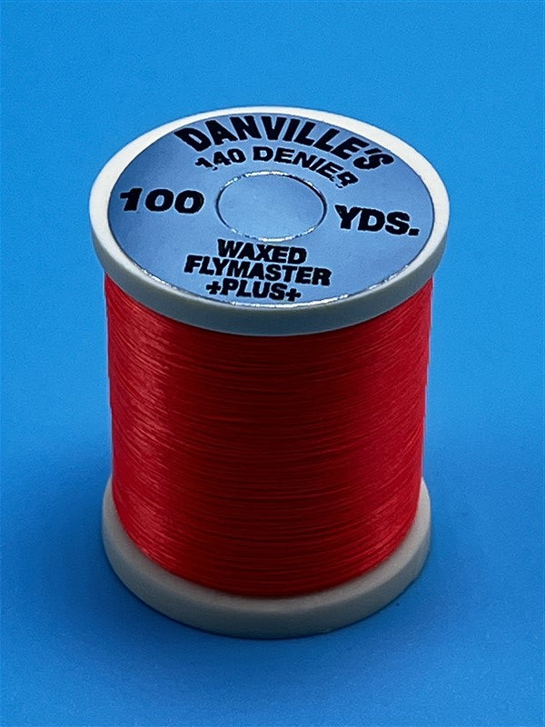 Danville 140 Denier Thread Waxed FL Orange - The Trout Spot
