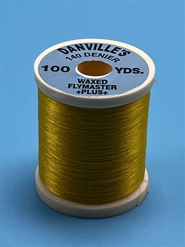 Danville 140 Denier Thread Waxed FL Yellow - The Trout Spot