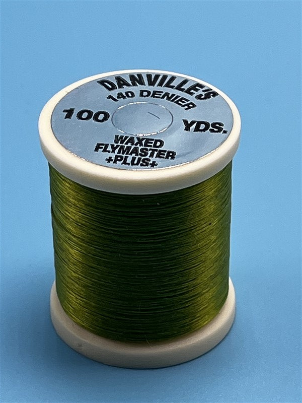 Danville 140 Denier Thread Waxed Adams LT Olive - The Trout Spot