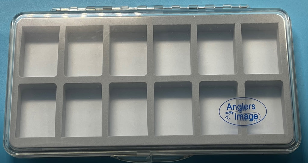 Anglers Image Ultra Clear Magnetic Fly Box 12 Compartment - The Trout Spot
