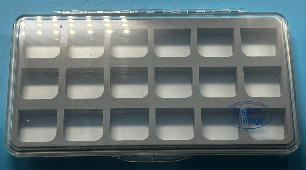 Anglers Image Ultra Clear Magnetic Fly Box 18 Compartment - The Trout Spot