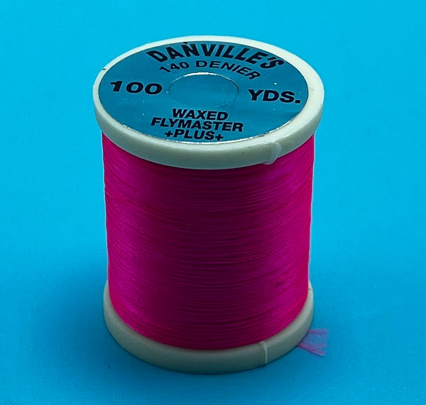 Danville 140 Denier Thread Waxed FL Cerise - The Trout Spot