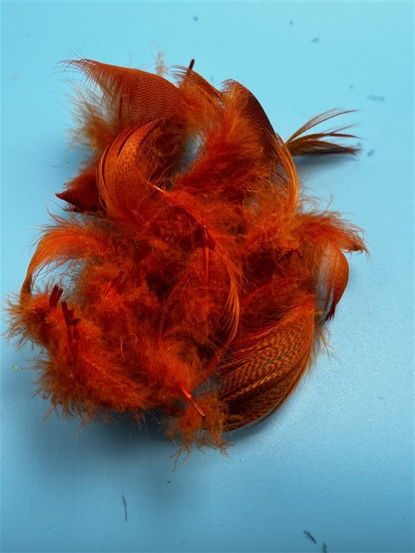 Wapsi Barred Mallard Flank FL Fire Orange - The Trout Spot