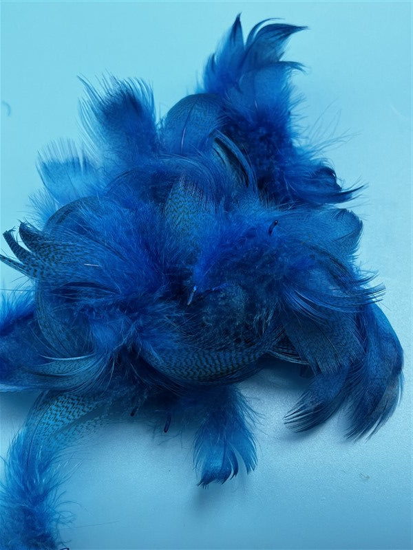 Wapsi Barred Mallard Flank Peacock Blue - The Trout Spot