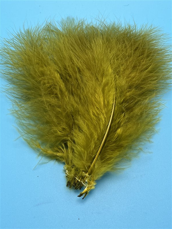 J. Fair Premium Marabou Medium Olive - The Trout Spot