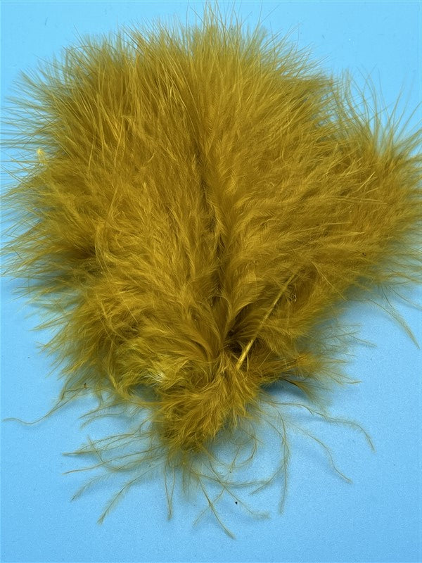 J. Fair Premium Marabou Golden Olive - The Trout Spot