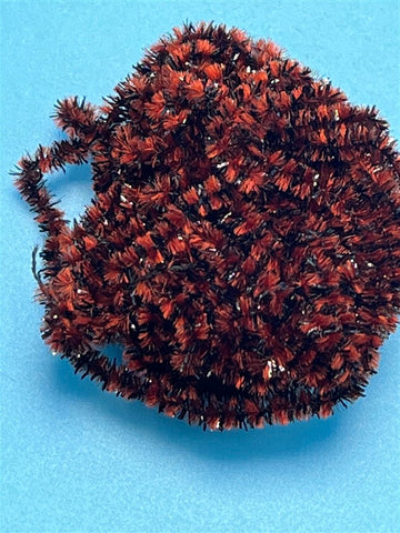 Hareline Speckled ChenilleBlack / Brown -  The Trout Spot