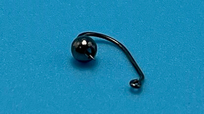 Hareline Dubbin Slotted Tungsten Beads Black - The Trout Spot