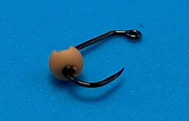 Hareline Dubbin Slotted Tungsten Beads FL Peach - The Trout Spot