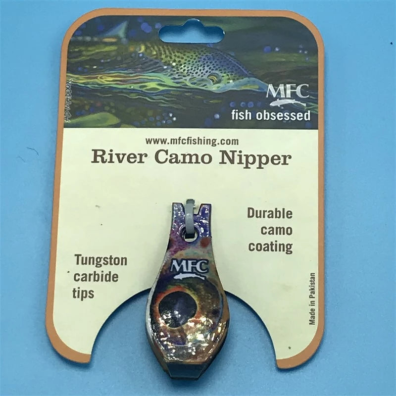 MFC River Camo Tungsten Carbide Nippers - The Trout Spot
