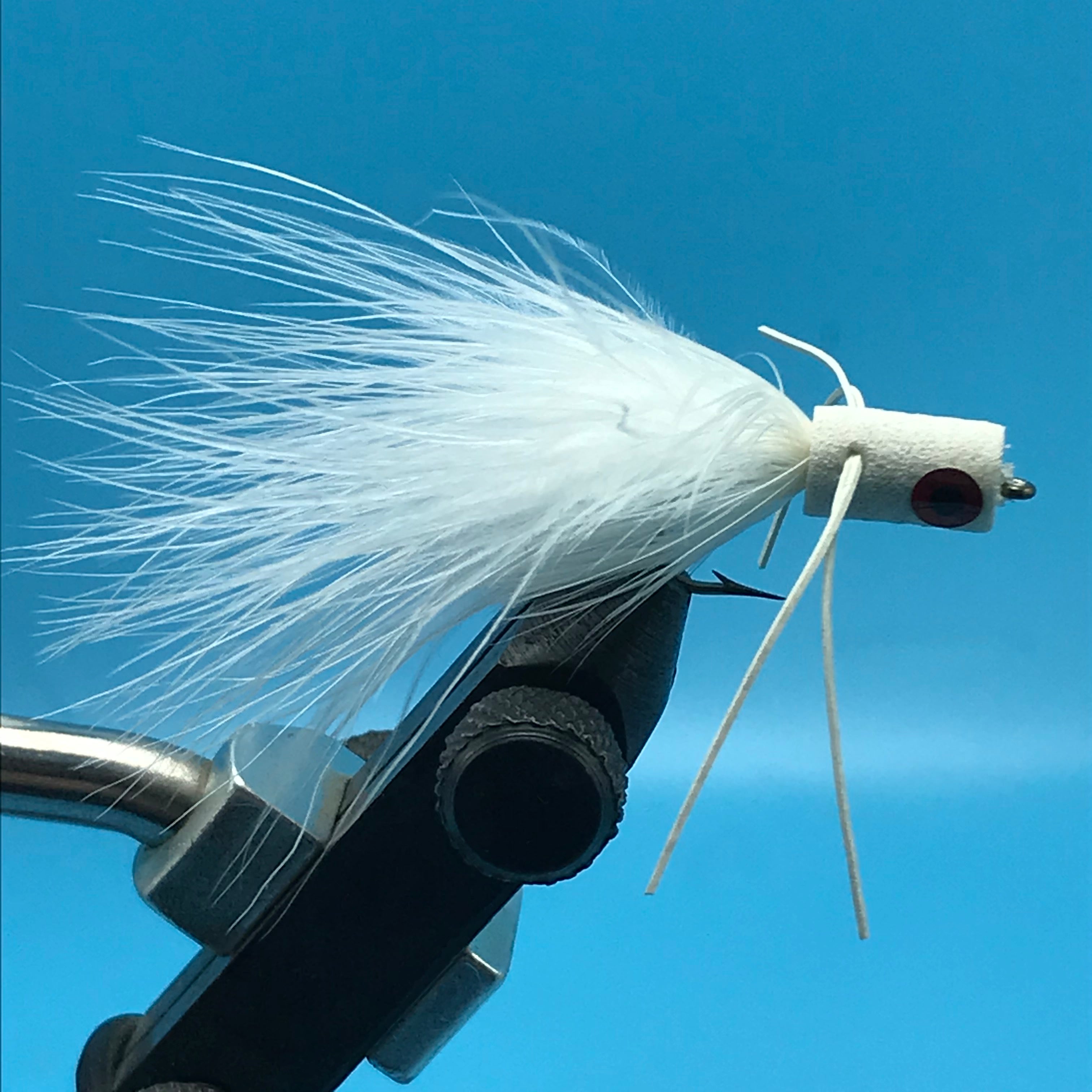 Dry Panfish Popper White - The Trout Spot