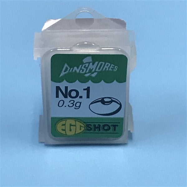 Dinsmores Egg Shot Split Shot Dispenser - Size 1 (0.3g), Single Green Cushion Coating - View #2