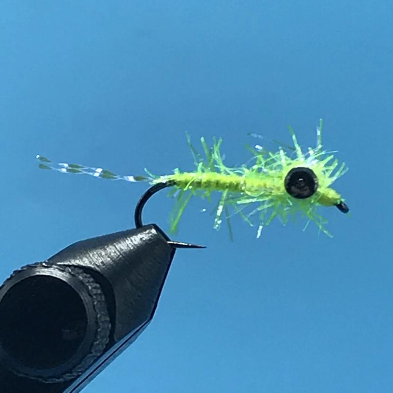 Rogers Reaper Lime Twist Shad Fly - The Trout Spot