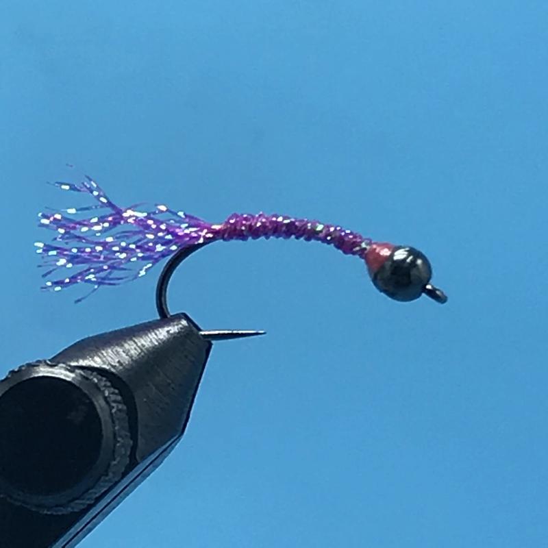 Rogers Reaper Pink Rainbow Shad Fly - The Trout Spot