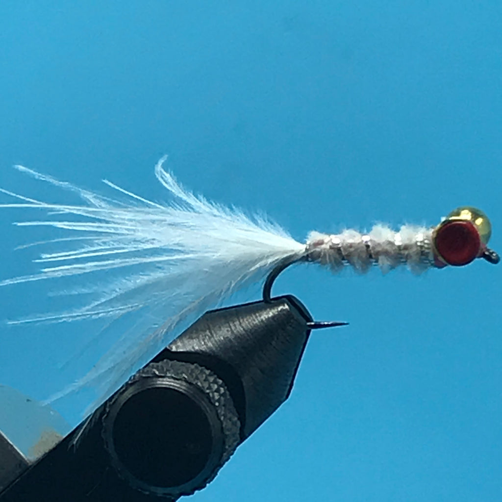 Rogers Reaper White Lighting Shad Fly - The Trout Spot