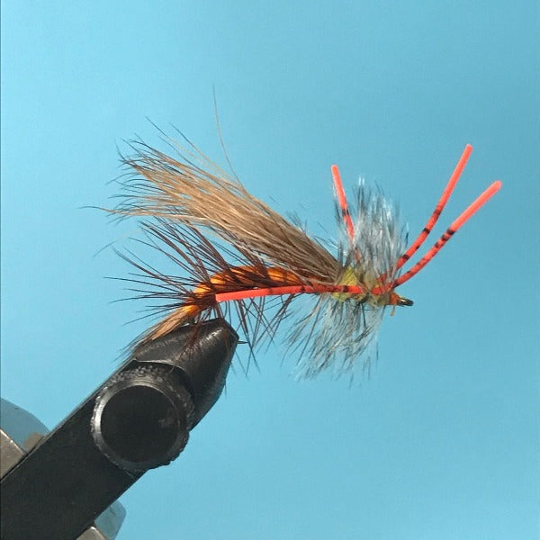 Orange Stimulator w/Rubber Legs - The Fly Fishing Outpost