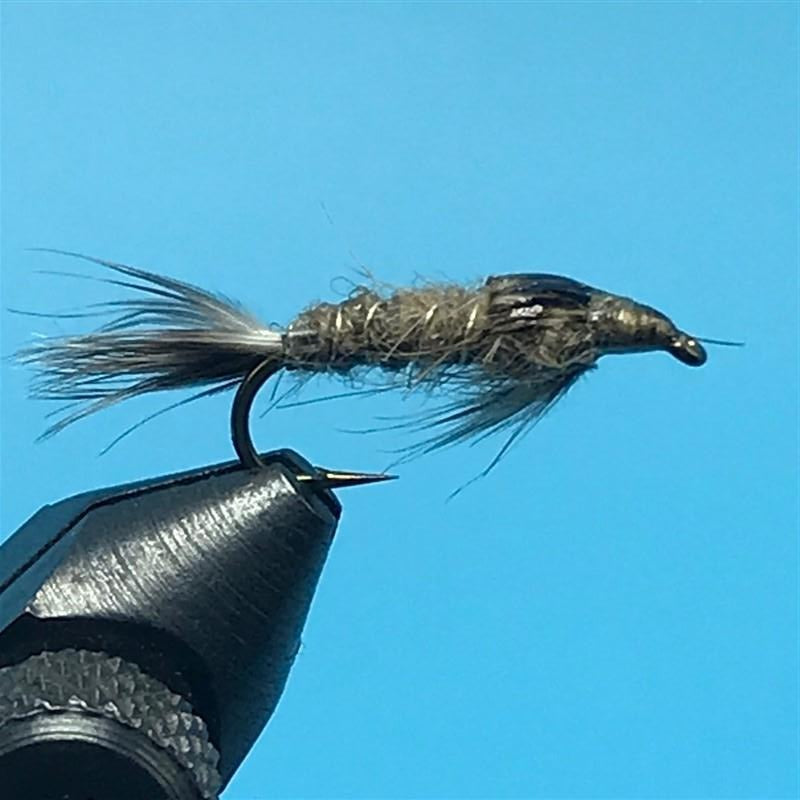 Gold Ribberd Hares Ear Weighted - The Trout Spot