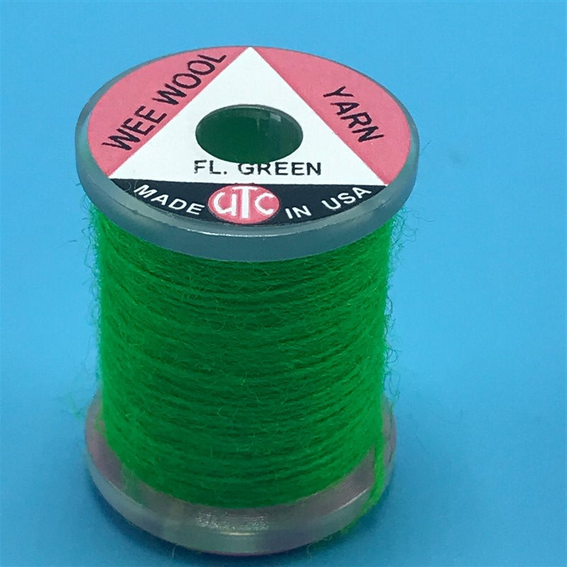 Wee Wool Yarn - Fl Green - The Trout Spot