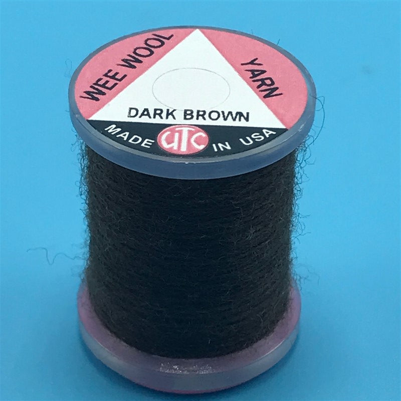 Wee Wool Yarn - Dark Brown - The Trout Spot
