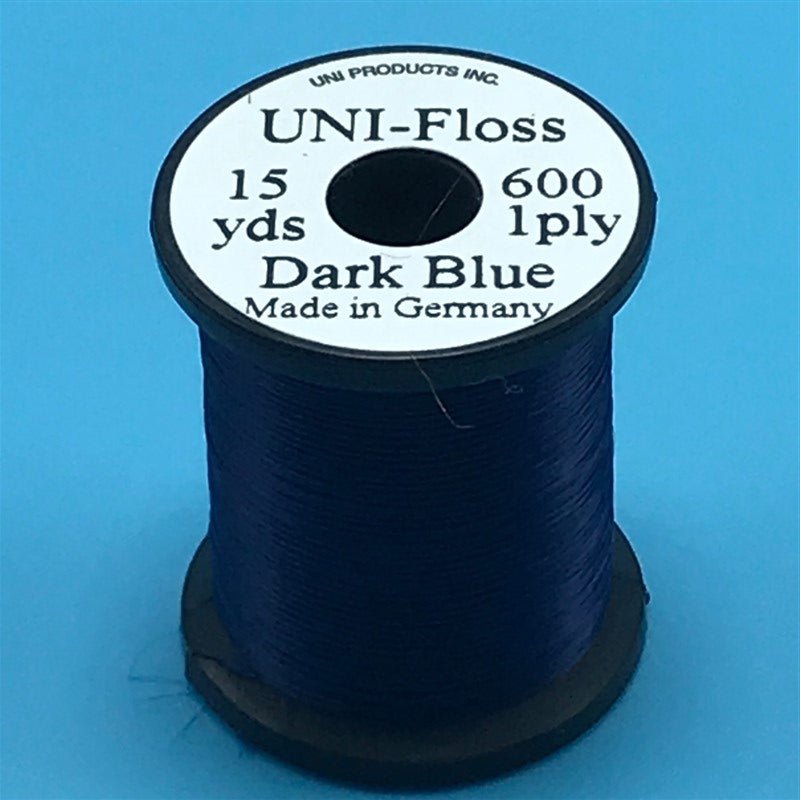 Uni Single Strand Super Floss dark Blue - The Trout Spot