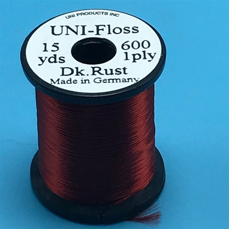 Uni Single Strand Super Floss DArk Rust - The Trout Spot