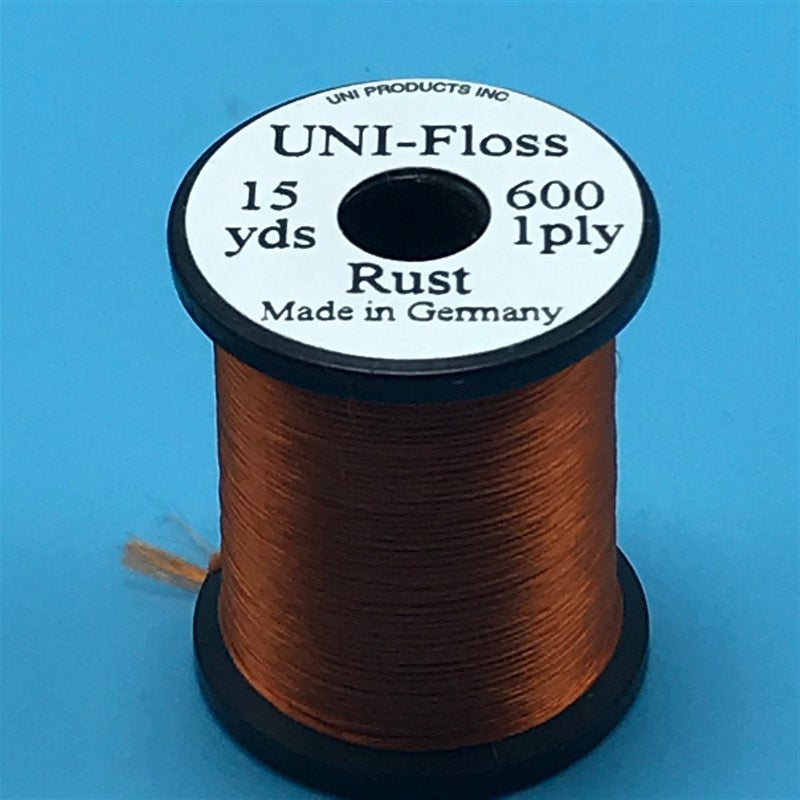 Uni Single Strand Super Floss  Rust - The Trout Spot