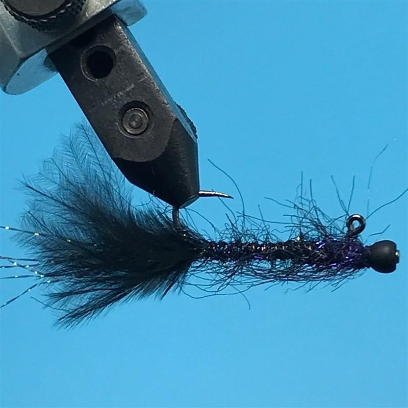 Rippin' Robbins Black Balanced Leech - the Trout Spot