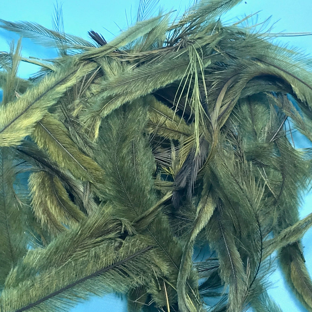 Emu Feathers UV Olive - The Trout Spot