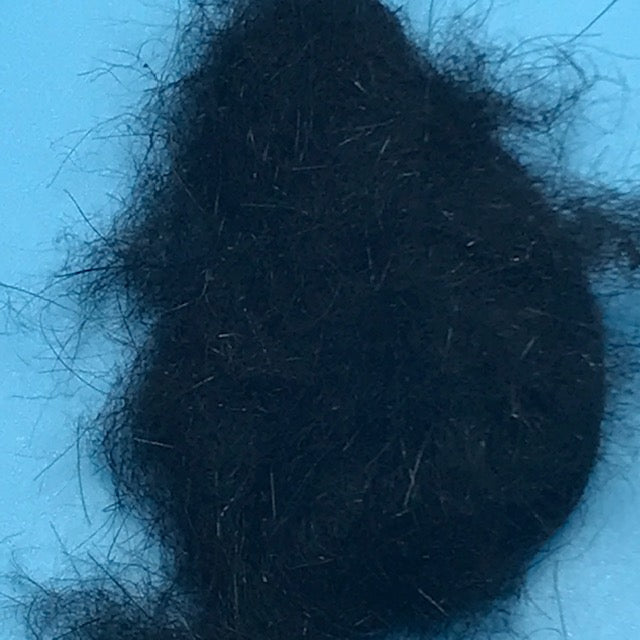 Hareline Squirrel Hair Dubbing Black - The Trout Spot