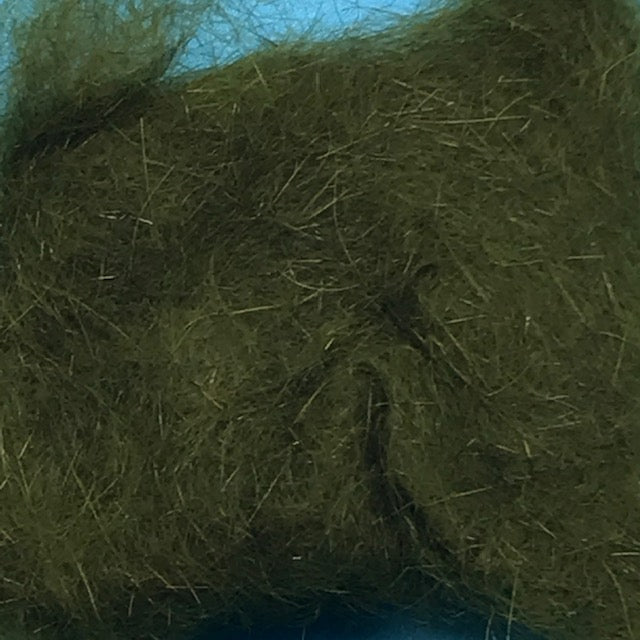 Hareline Squirrel Hair Dubbing Brown Olive - The Trout Spot