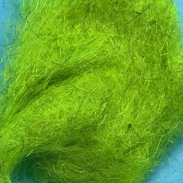 Hareline Squirrel Hair Dubbing Chartreuse - The Trout Spot