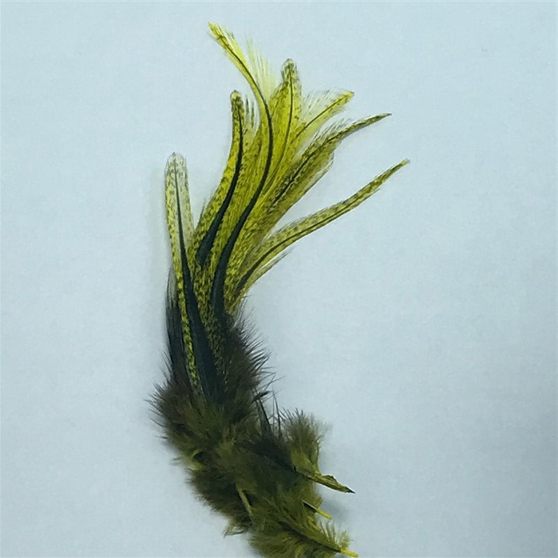 UV2 Coq de Leon Perdigon Fire Tail Feathers FL Yellow - The Trout Spot