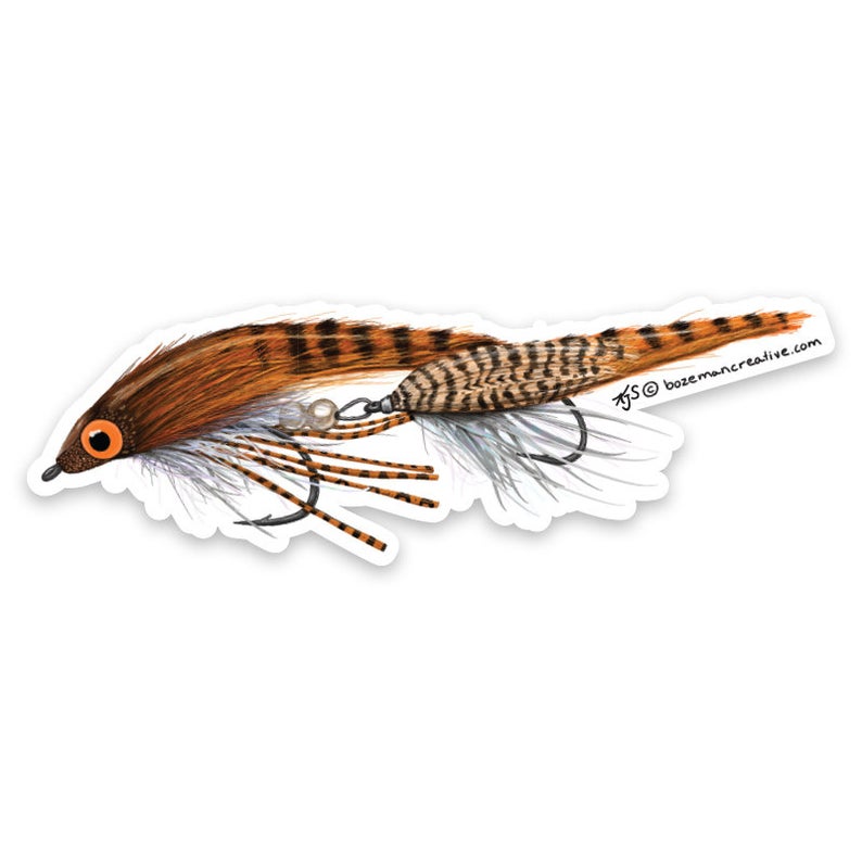 The Sid Fly Fly Fishing Sticker